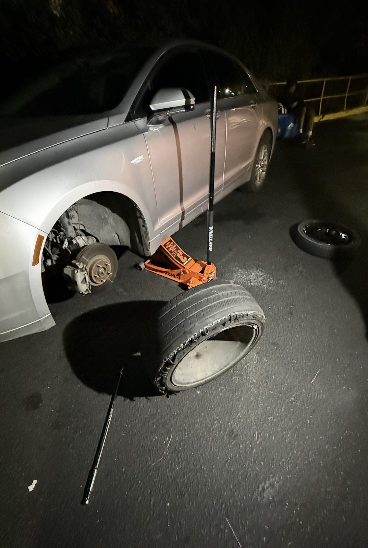 Spare tire install
